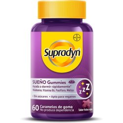 Supradyn Sleep Gummies with Melatonin, Vitamin B6, Passionflower, and Lemon Balm