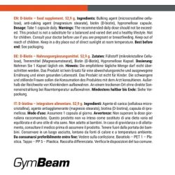 Gymbeam Biotin Tablets with High Dose of Vitamin B7 - Supports Healthy Hair, Skin, and Nails