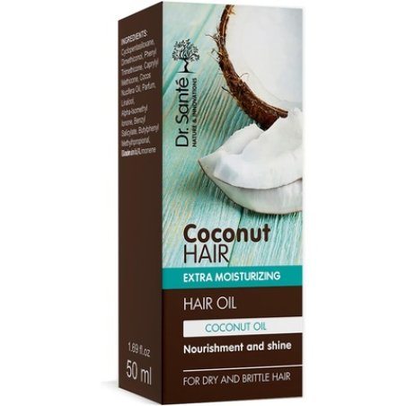 Dr. Sante Coconut Hair Oil Moisturizing Oil for Dry and Brittle Hair