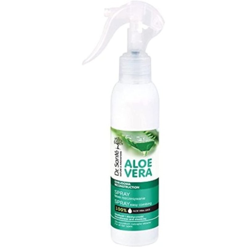 Dr. Sante Aloe Vera Easy Comb Spray for All Hair Types with Rice Oil and Camellia 200g