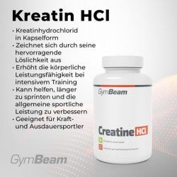 Gymbeam Creatine Capsules 3200mg Per Daily Dose