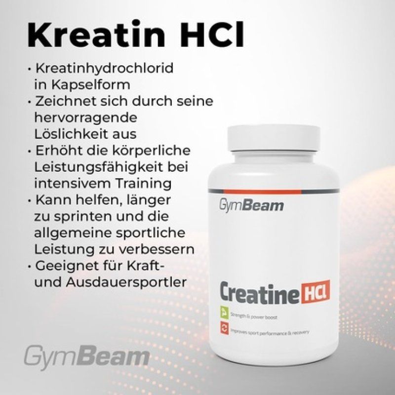 Gymbeam Creatine Capsules 3200mg Per Daily Dose