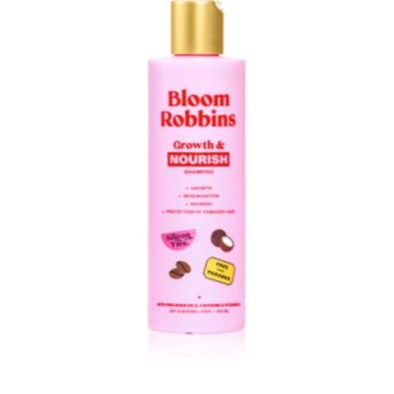 Bloom Robbins Growth Nourish Shampoo 250 Ml For Healthy And Beautiful Hair
