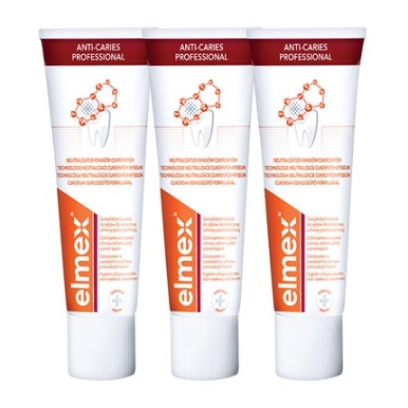 Anti-Cavity Professional Trio Toothpaste 3 x 75 ml