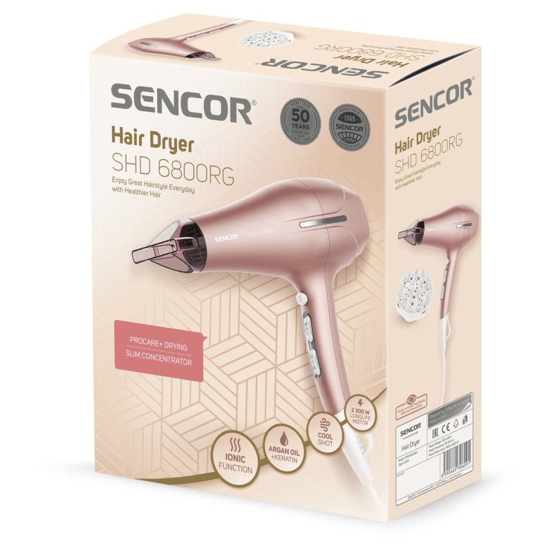 Sencor SHD 6800RG sèche-cheveux 2300 W Rose