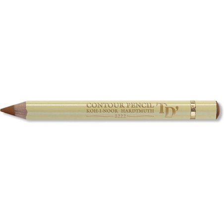 KOH-I-NOOR 3222 Contour Cream Coloured Round Drawing Pencil Brown