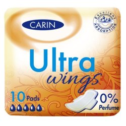 Carin Ultra Wings Sanitary Pads 10 Pieces