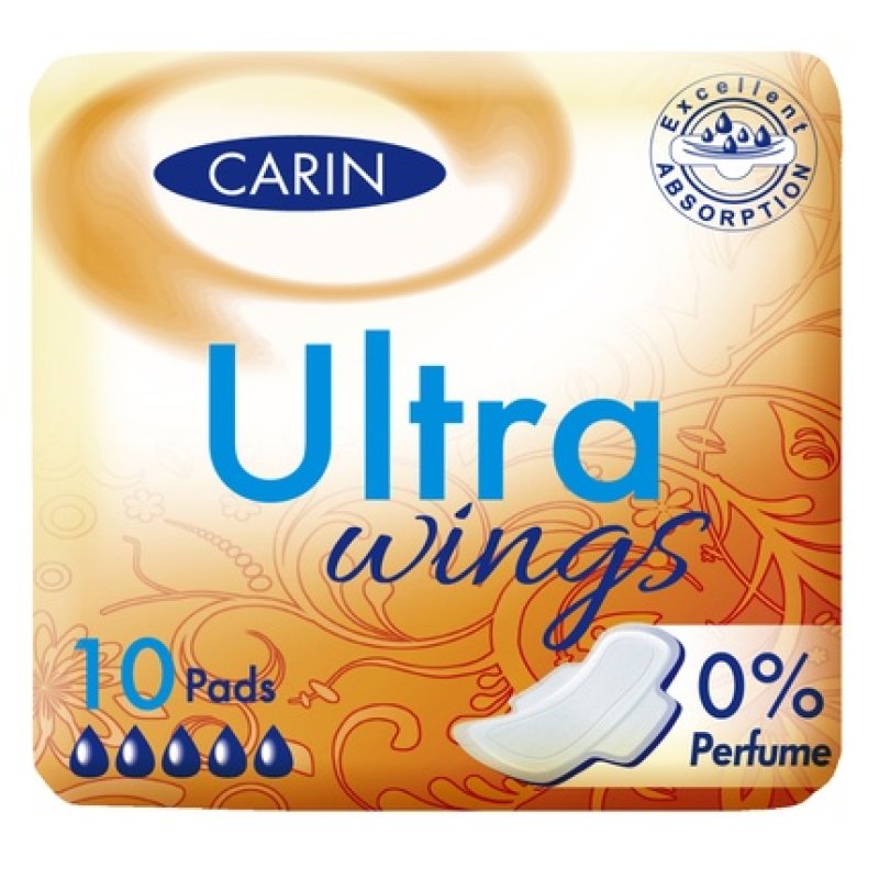 Carin Ultra Wings Sanitary Pads 10 Pieces