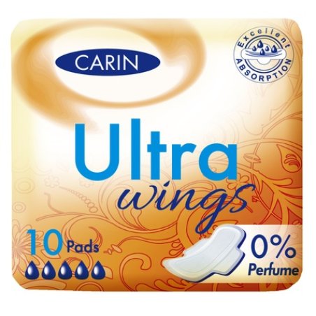 Carin Ultra Wings Sanitary Pads 10 Pieces