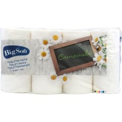 Kamilka Big Soft 3-Ply Toilet Paper 8 Rolls 150 Sheets Each