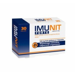 Imunit Forte 30 Capsules Immune System Immunity Beta-Glucan Selenium against Infections