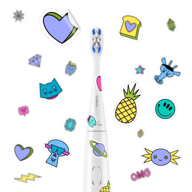 Niceboy ION Sonic Kids Child Sonic toothbrush White