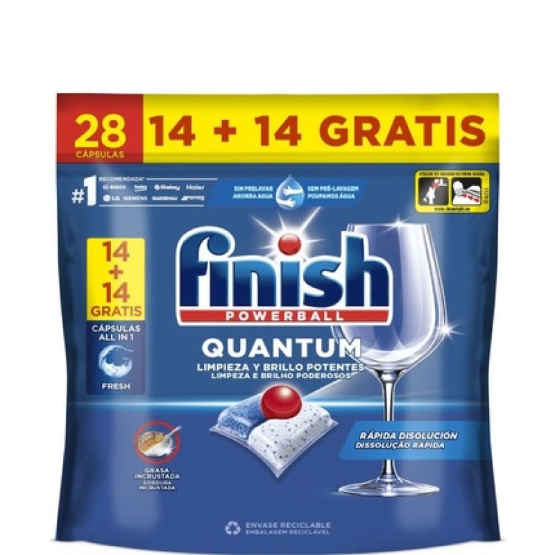 Finish Dishwasher Detergent Quantum By Finish