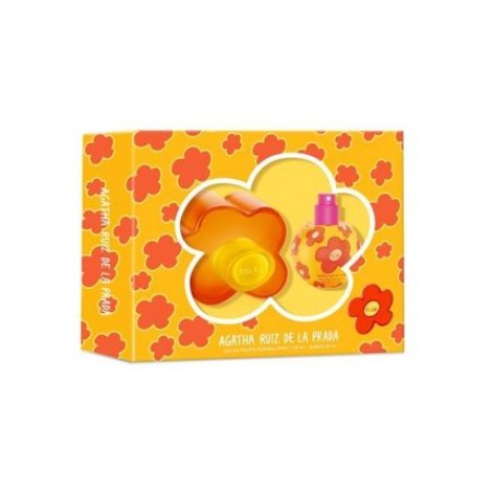 Agatha Ruiz De La Prada Flor Eau De Toilette Flor Bubble Eau De Toilette Set - 100 Ml 30 Ml