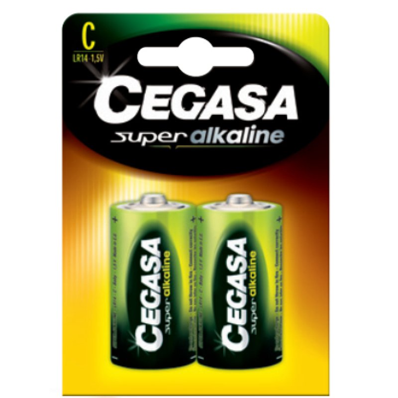 Cegasa Superalkaline LR14 Batteries