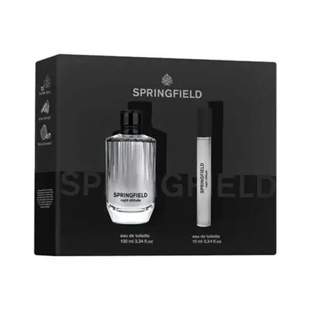 Springfield Night Attitude Cologne Set For Men - 100ml 10ml