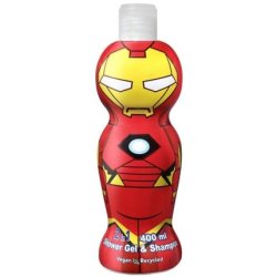 Marvel Iron Man 2-in-1 Vegan Shower Gel and Shampoo 400ml