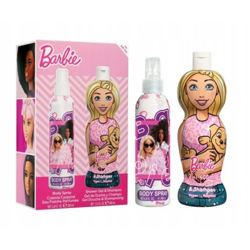 Air-Val Barbie Gift Set Mist 200ml Gel 400ml