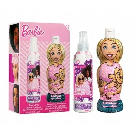 Air-Val Barbie Gift Set Mist 200ml Gel 400ml