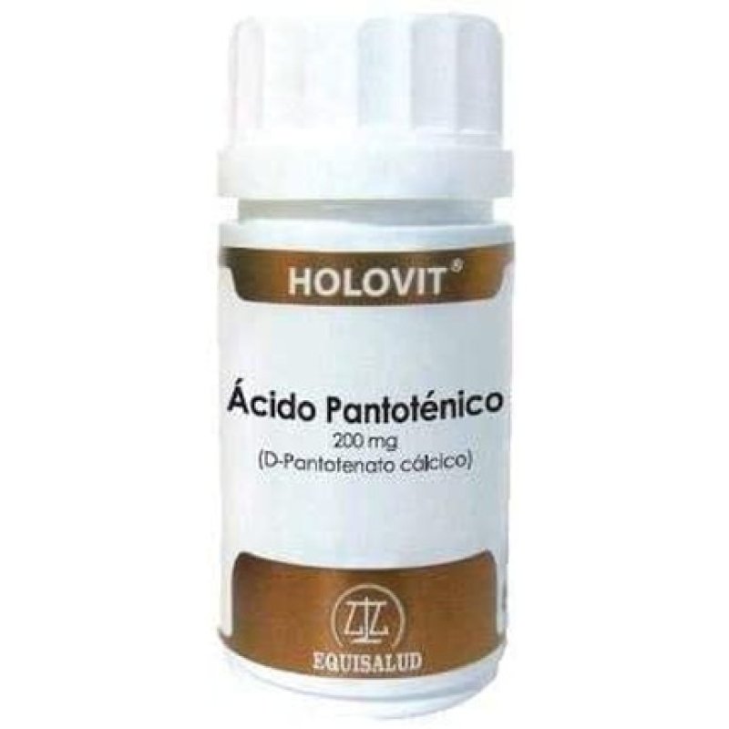 Equisalud Holovit Acido Pantotenico 200 Mg D-Pantotenato Cálcico 50 Cáp