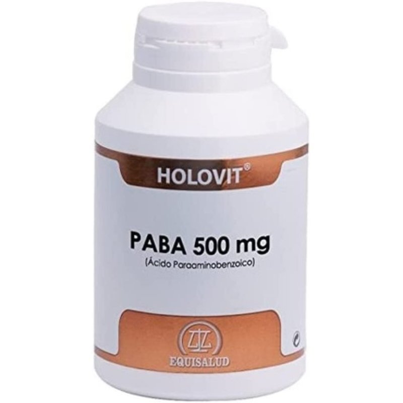Equisalud Holovit Paba 500mg Ácido Paraaminobenzoico 50 Capsules