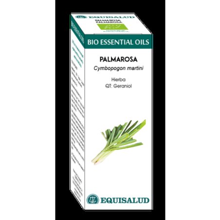 Equisalud Bio Essential Oil Palmarosa - Qt:Geraniol