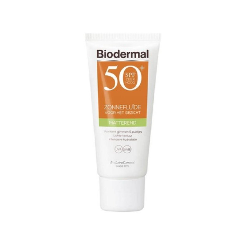 Biodermal Sun Fluid Face - Mattifying Spf50 40ml