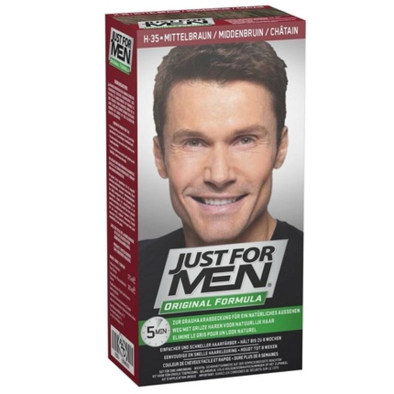 Just For Men H35 Care Toning Shampoo Medium Brown