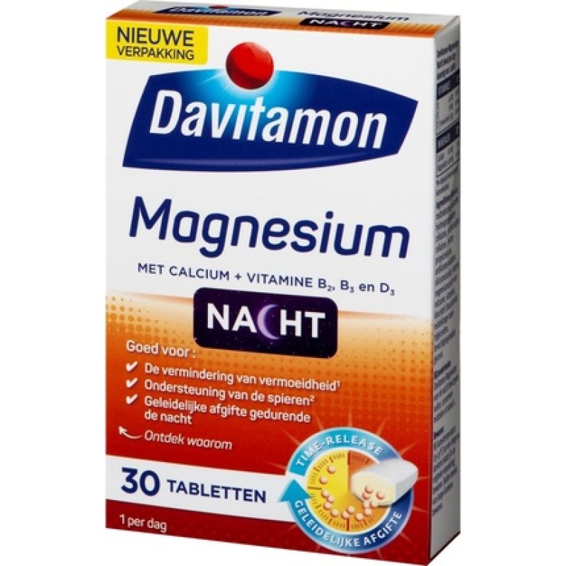 Davitamon Magnesium Tablets - Good Night's Sleep - 30 Pieces - Dietary Supplement