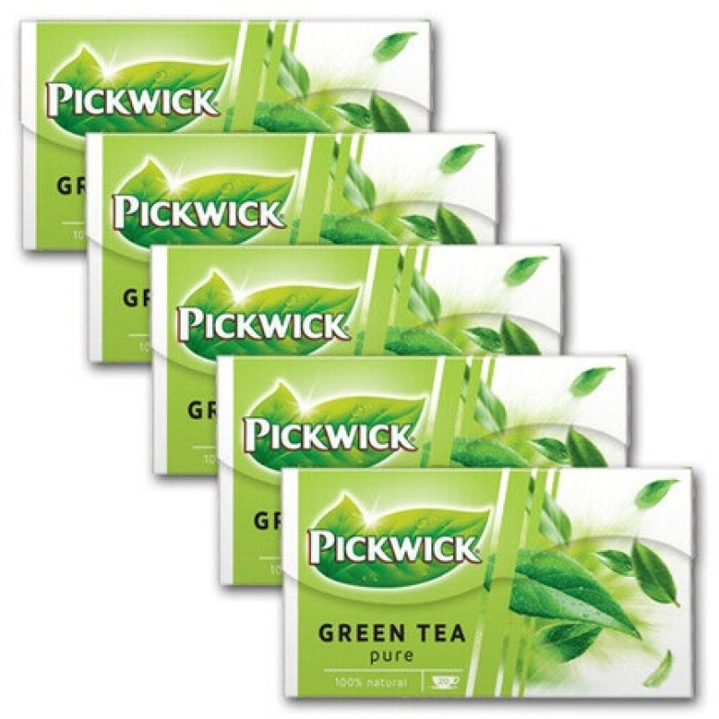 Pickwick Green Tea Pure 20 Tea Bags 1.5 Grams