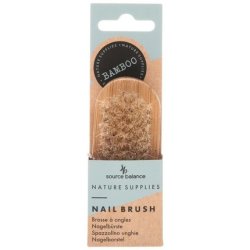 Source Balance Bamboo Nail Brush - Bamboo Nail Brush - Real Pig Hair