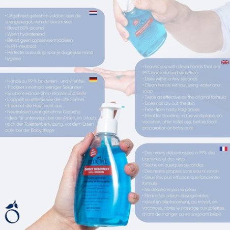 Herome Direct Disinfect Hand Gel Double Active 80