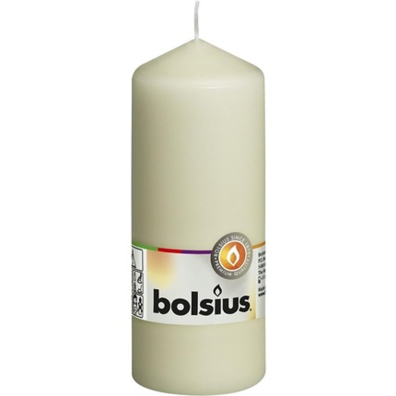 Bolsius Regular Pillar Candle Ivory 60mm Width