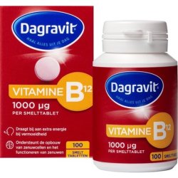 Dagravit Vitamin B12 1000g - Vitamins - 100 Melting Tablets