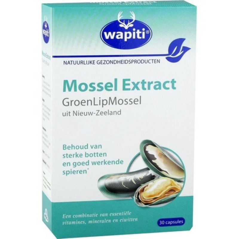Wapiti Mussel Extract Capsules 30 Pcs