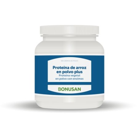 Bonusan Proteina De Arroz En Polvo Plus 500 Gramos