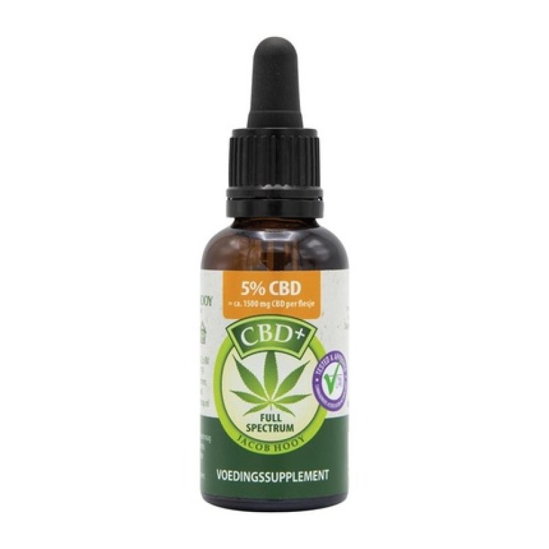 Jacob Hooy Cbd Plus Oil 5% - Premium Quality Cbd Oil
