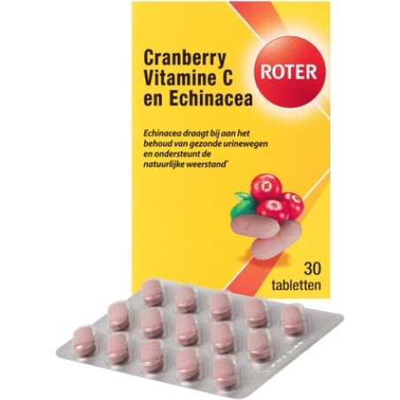 Roter Cranberry Vitamin C & Echinacea 30 Tablets