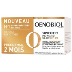 Oenobiol Sun Expert Preparator Sun Anti-Aging 30 Capsules - Pack of 2