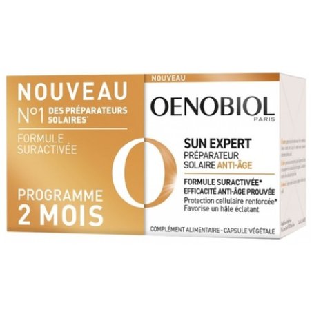 Oenobiol Sun Expert Preparator Sun Anti-Aging 30 Capsules - Pack of 2