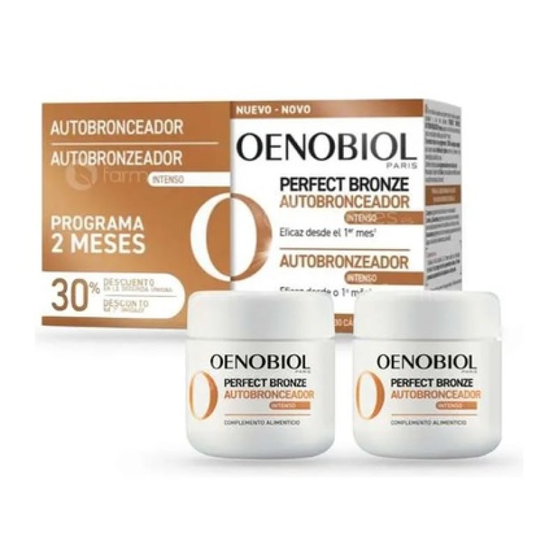 Oenobiol Self-Tanning Capsules Duo 2x30 - A Convenient Self-Tanning Solution