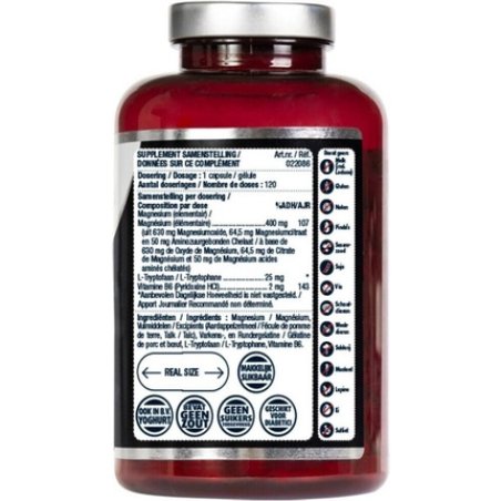 Lucovitaal Magnesium 400 Vitamin B6 And L-Tryptophan Dietary Supplement - 120 Capsules