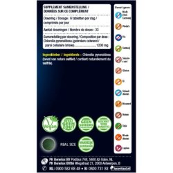 Lucovitaal Chlorella 100% Pure - 200 Tablets