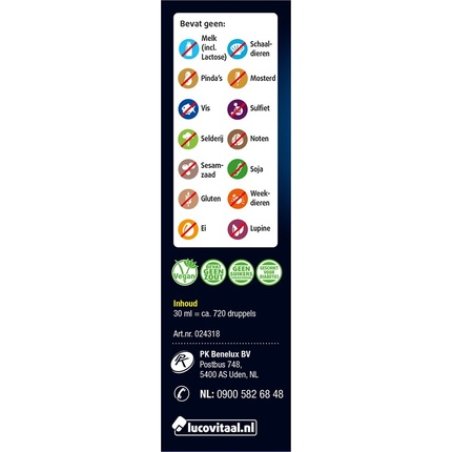 Lucovitaal Cbd Cannabidiol Oil 10% Supplement - 5 Ml