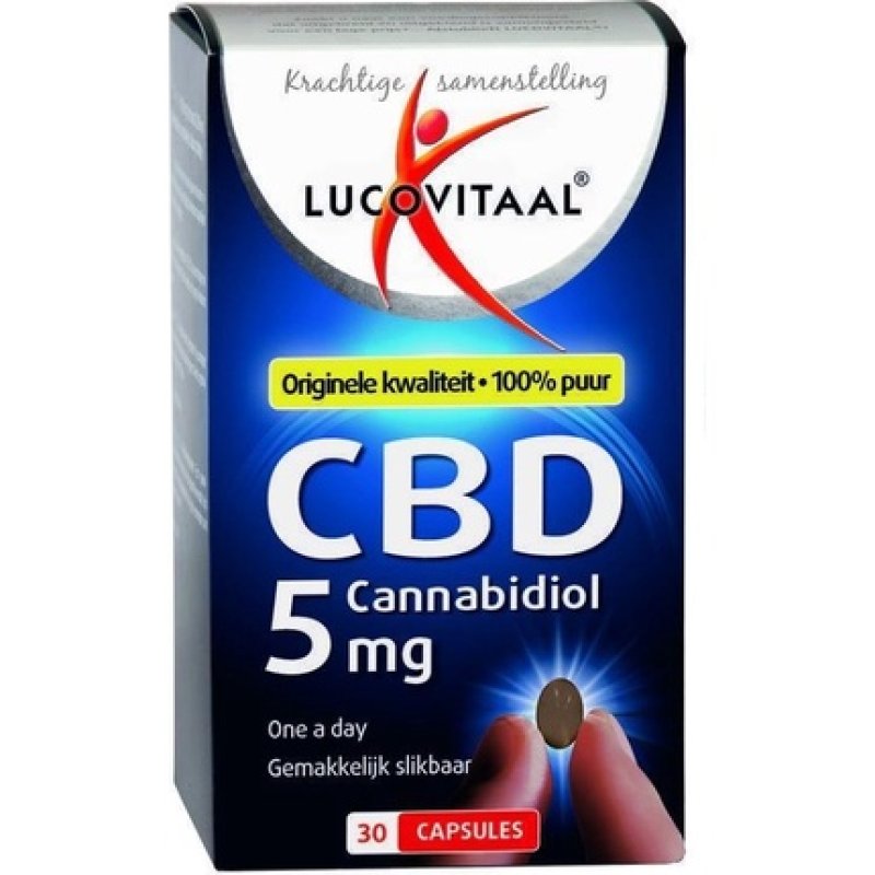 Lucovitaal Cbd 5 Milligram Cannabidiol Dietary Supplement - 30 Capsules