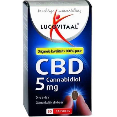 Lucovitaal Cbd 5 Milligram Cannabidiol Dietary Supplement - 30 Capsules