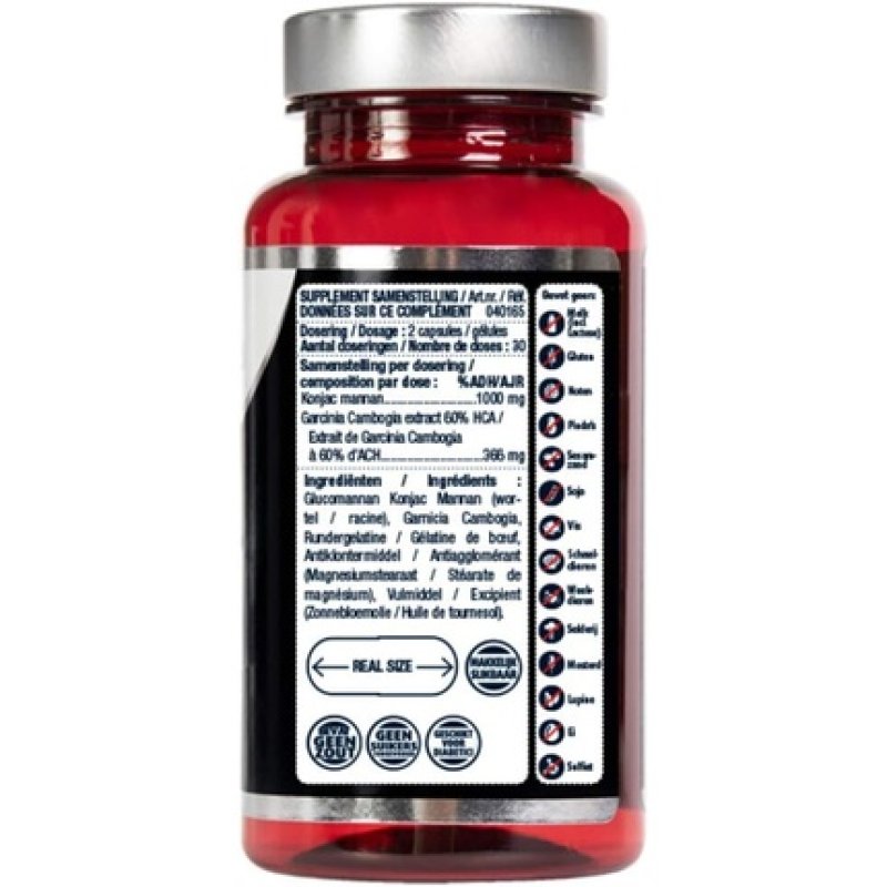 Ideal Weight Konjac Mannan Garcinia Cambogia 60 Capsules