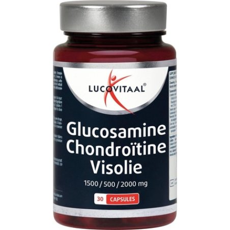 Lucovitaal Glucosamine / Chon Fish Oil - 30 Capsules - Dietary Supplement