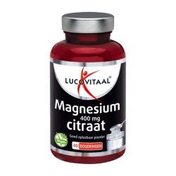 Lucovitaal Magnesium Citrate Powder 400 Mg - Essential Mineral Supplement