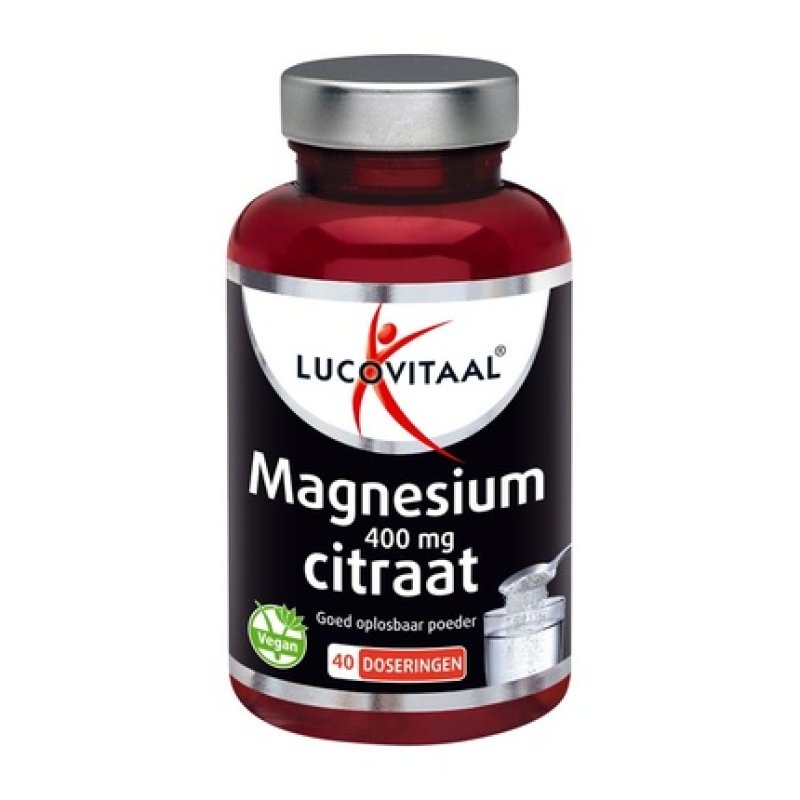 Lucovitaal Magnesium Citrate Powder 400 Mg - Essential Mineral Supplement